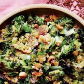 Roasted and Charred Broccoli with Peanuts