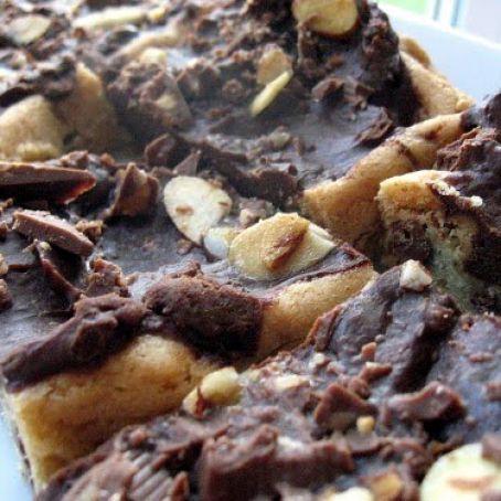 Mascarpone Chocolate Toffee Bars