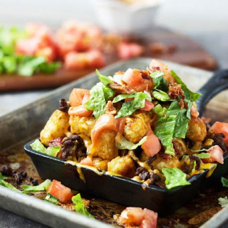 Loaded Bacon Cheeseburger Totchos