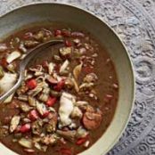 Andouille, Crab and Oyster Gumbo