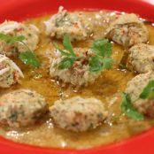 Seafood Balls with Green Curry Sauce