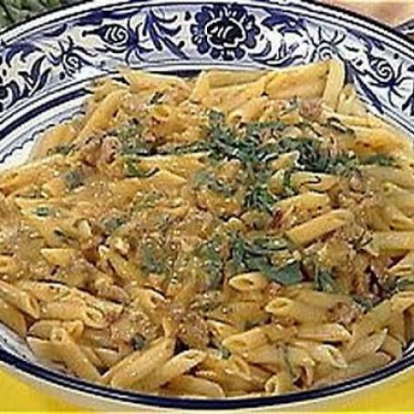 Pasta with Pumpkin and Sausage