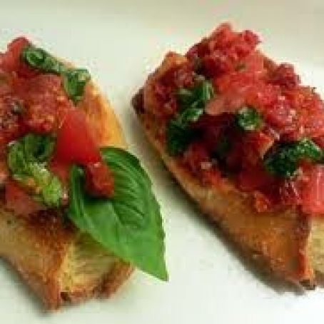Bruschetta with Tomato and Basil
