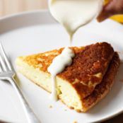 Double-Baked Cheese Soufflé with Parmesan Cream