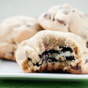 Oreo Stuffed Chocolate Chip Cookies