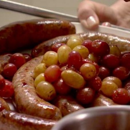 Sausages and Grapes - Roasted