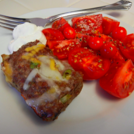 Bacon, Onion & Cheese Mini Meatloaf