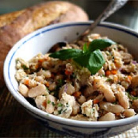 Cannellini Bean and Basil Tuna Salad