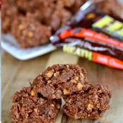 Chocolate Toffee No Bake Cookies