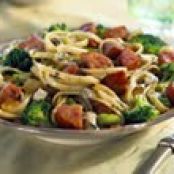 Kielbasa and Broccoli Linguine