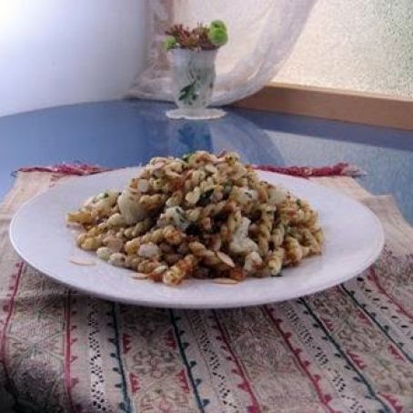 CAVATELLI w/CAULIFLOWER & ALMONDS