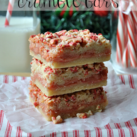 Peppermint Crumble Bars