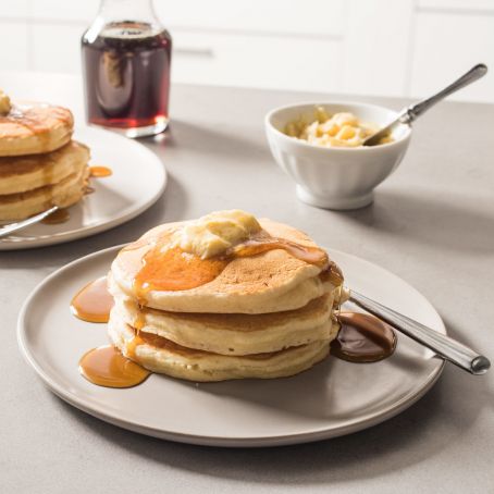 Easy Pancakes with ORANGE-ALMOND BUTTER-ATK