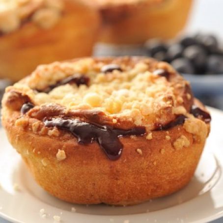 Blueberry Cream Cheese Rolls