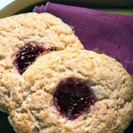 Scones, Double-Lemon Thumbprint