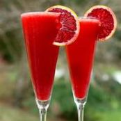 Blood Orange Champagne Cocktail