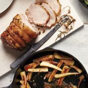 Pork Roast With Caramelized Parsnips