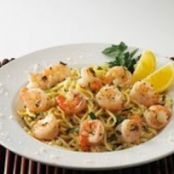Garlic Lemon Shrimp with Pasta