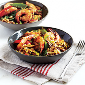 Shrimp and Shiitake Rice Bowl