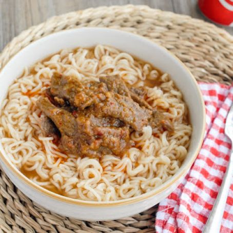 Hong Kong Style Beef Satay Noodle Soup