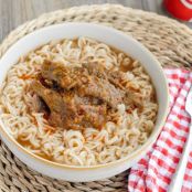 Hong Kong Style Beef Satay Noodle Soup