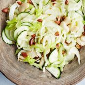 Shaved Fennel, Zucchini and Celery Salad