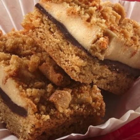 Chocolate-Cream Cheese-Peanut Butter Bars