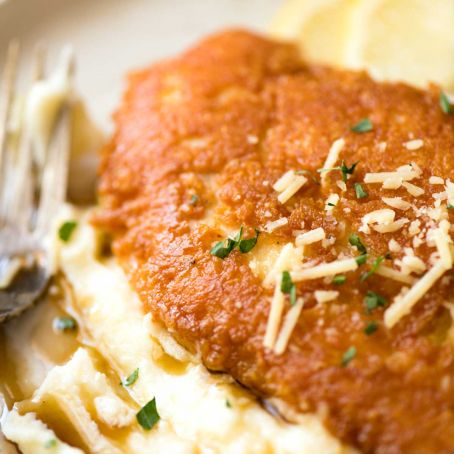 Crispy Parmesan Crusted Chicken
