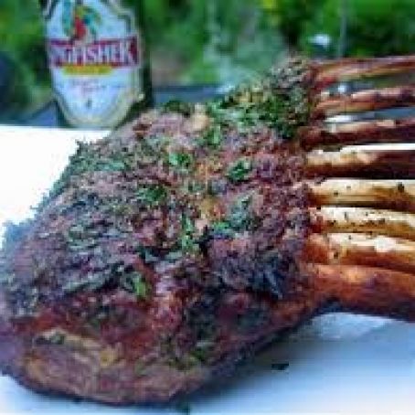 Rack of Lamb with Garlic and Herb