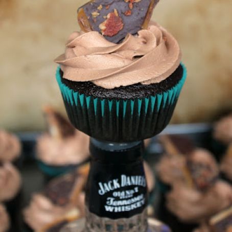 Chocolate-Whiskey Cupcakes