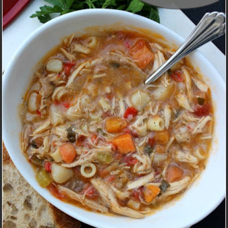 Sicilian Chicken Soup