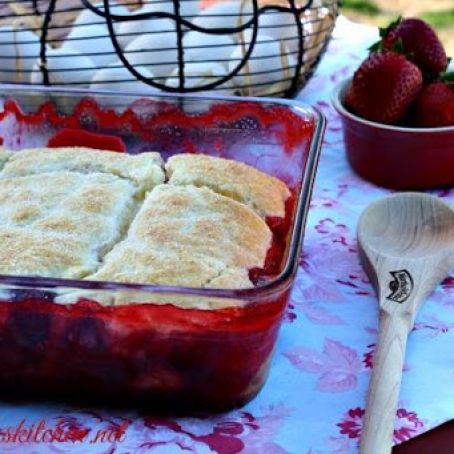Stawberry Biscuit Cobbler