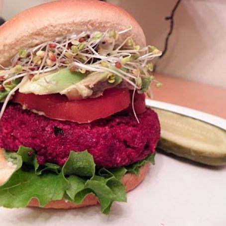 The Plant Cafe mock best vegan burger