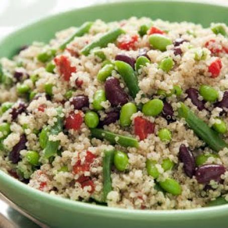 Three Bean Salad with Quinoa