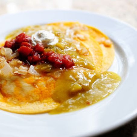 Easy Green Chile Enchiladas