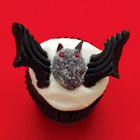 Vampire Bat Cupcakes