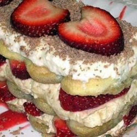 Strawberry Tiramisu for Two