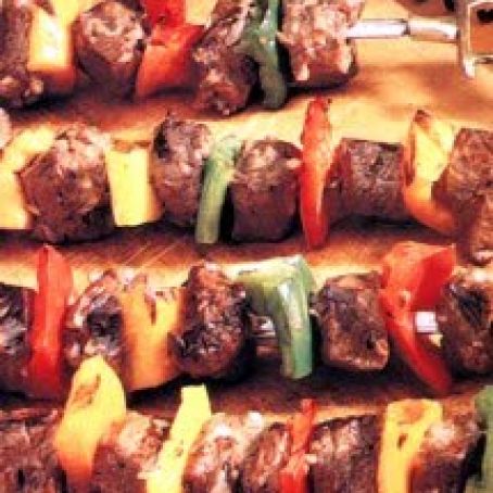 Beef and Pepper Kabobs