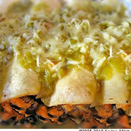 Sweet Potato Enchiladas