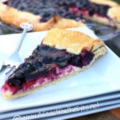 Blueberry and Cream Cheese Galette