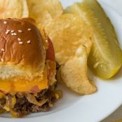 Cheeseburger Slider Caserole