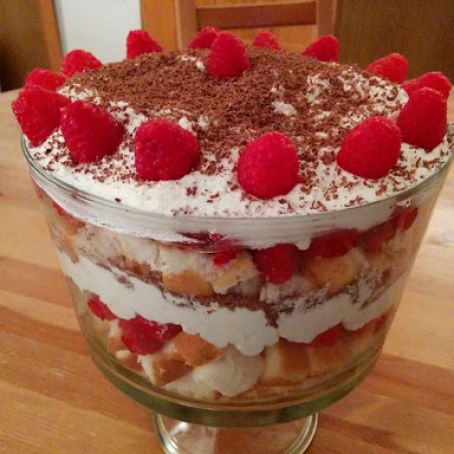Raspberry Cheesecake Trifle