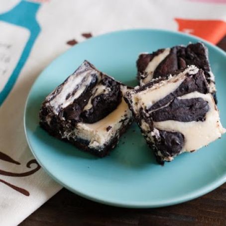 Kahlua Cheesecake Brownies