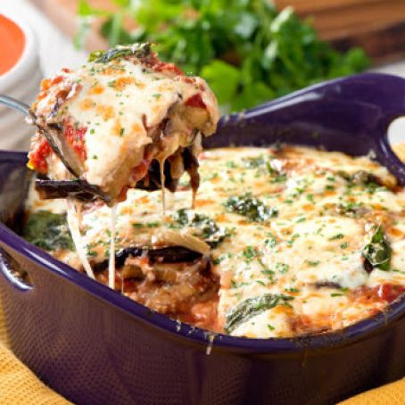 DEEP-DISH EGG PLANT PARMIGIANA