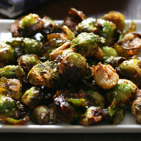 Roasted Brussels Sprouts With Mustard Dressing