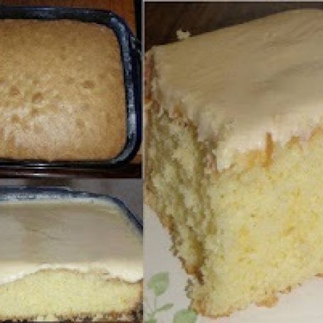 Granny’s Old Fashioned Butter Cake with Butter Cream Frosting