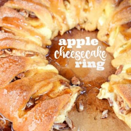 Apple Cheesecake Ring