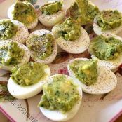 Deviled Avocado Eggs