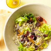 Honey-Soaked Quinoa Salad with Cherries & Cashews