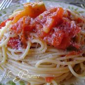Garden Fresh Tomato Sauce & Spaghetti